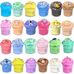 24pack Butter Slime for Kids Party Favors, Goodies Bag Fillings, Fidget Toy, X'Mas Stocking Stuffers
