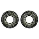 Intex Inflatable 36" Giant Tire Tubes for Swimming Pool/Lake/Ocean (2 Pack)