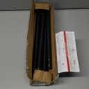 Thestoa Shower Curtain Rod Adjustable 43-78 inch, 1"Diameter Spring Tension Curtain Rod No Drill, Anti-Rust Non-Slip Shower Rod, Black Shower Curtain Rod for Bathroom Tension