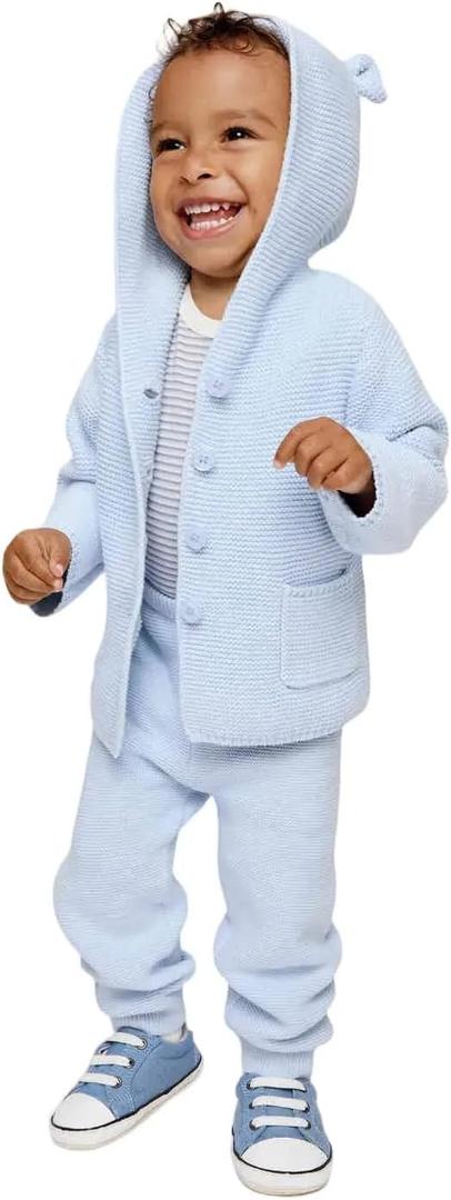 Gap Baby Baby Bear Garter Pants (12-18 Months, Serene Blue)