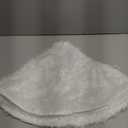 30Inch White Christmas Tree Skirt- Faux Fur Plush Small Christmas Tree Skirt Holiday Party Indoor Outdoor Christmas Decorations for Merry Christmas