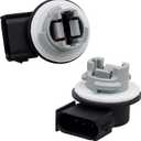 NDRUSH Turn Signal Light Socket Assembly Compatible With Ford 2009-2014 F150 F250 F350 Super Duty Edge