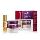 Karseell Purple Hair Mask and Argan Oil Set for Blonde, Silver and Gray Hair, Brass Toning Deep Conditioner for Color-Treated, Bleached or Highlighted Hair, 16.9 oz and 1.69 oz