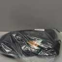 MAGZO Door Draft Stopper 30 Inches, Weighted Triangular Door Snake for Winter Noise Blocker with Hook Loops,Black