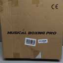 Music Boxing Machine with Gloves, Smart Bluetooth Wall Mounted Boxing Equipment for Family Workout, Home Gym, Office & Kids Exercise, Gifts for Smart Kids