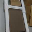 Doggy Door for Sliding Glass Door, Adjustable Height 75 4/5" to 80 3/10" Sliding Door Dog Door Insert, Suitable for Small Doggies Up to 25 lbs, M (Classic White)