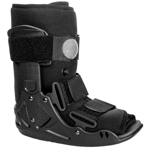McKesson Small Low Top Pneumatic Black CAM Walker Boot Left or Right Foot, 1 Count