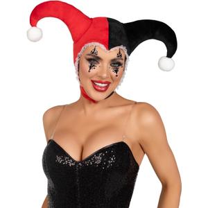 Leg Avenue womens Halloween Costume (One Size, Black/Red)