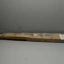 Brass Double Curtain Rods, Heavy Duty Double Rod Curtain for Window 72-144 Inch, Decorative Double Rod Curtain Rods with Modern End Cap, 1-Inch Front and 5/8 Inch Back Telescoping Double Drapery Rods