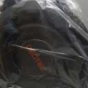 NEOTEC Retractable Garden Hose Reel 1/2 inch x 130ft - Wall Mounted Heavy Duty Hose Reel with 3/4 Inch Brass Fittings & 9-Pattern Nozzle - Auto Rewind System, Any Length Lock, 180 Swivel Bracket