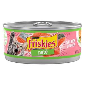 Friskies Paté Salmon Dinner Wet Cat Food
 11 Packs BB Date: 05/2028