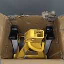 YELLOW JACKET Car Jack Stands 3 Ton with Double Locking and Large Foot Base for Lifting SUVS, Heavy Duty Steel, 6600 lb Capacity, 1 Pair, Yellow