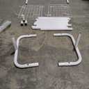 Laundry Rack Metal Frame with Hardware White (No Size No Brand)