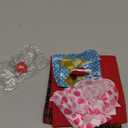 Sumind 14 Pieces Christmas Doll on Clothes Accessories Outfits Set Including Skirts, Bathrobe, Sleeping Bag, Fluffy Vest, Shirt, Scarf, Eye Cover and Boots for Xmas Doll Decor(Cute Style)