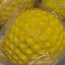 Tebery 12 Pack Yellow Dimpled Practice Balls, 12-Inch Pitching Machine Softballs Baseballs for Hand-Eye Coordination, Hitting and Fielding Practice