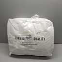 L LOVSOUL Down Alternative Queen Comforter Duvet Insert,All Season Duvet Insert with Corner Tabs,White Comforter Queen Size 90x90Inches