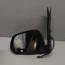 Driver Side Mirror Compatible with 2011-2014 Toyota Sienna 5Pins with Power Glass Heated Manual Folding Black Left Side View Mirrors Replace TO1320265