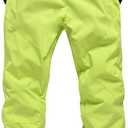 YEEFINE Men's Waterproof Snow Ski Pants Insulated Warm Winter Outdoor Snowboard Bibs with Suspenders Size M