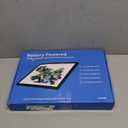 Rechargeable A4 LED Light Pad with Padded Case, Tracing Light Box w/Riser Stands and Paper Clip, 6 Levels of Brightness, Type-c Cable, Wireless Diamond Painting Light Board