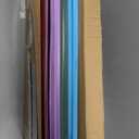 Extra Capacity Legal Size Hanging File Folders,12 Pack Reinforced Plastic Hanging Folder, Heavy Duty 2 Inch Expansion, Filing Cabinet Folders for Bulky Files, Medical Charts, Colorful (Assorted Colors (With Side))