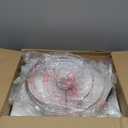 Seealle Modern Ceramic Table Lamps for Night Stands - Bedside Lamps Set of 2 for Nightstand, 19.4" White Bedroom Lamp for Living Room Cute Desk End Table Office Guest Room Dresser Rocker Swtich