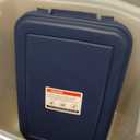 IRIS USA Dog Food Storage Container, Up to 30 lbs, Navy, Made in USA