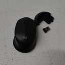 Logitech M330 SILENT Wireless Mouse, 2.4GHz with USB Receiver, Optical Tracking, Quiet & Lightweight, Long Battery Life, for PC, Mac, Laptop, Chromebook - Black