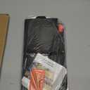 Veharvim Sun Visor Extender for Car with 2 Side Sunshade, Polarized UV400 Visor Extender Attachment for Car Visor with PC Lens,Anti-Glare for Safe Driving (2 Side Panel) (Red Zipper, Driver Side)