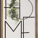 flangairy 15.711.8 Inch Home Sign Wall Decor, Wooden Home Letters Wall Art, Rustic House Decorations for Living Room Entryway Hallway Dining Room Farmhouse