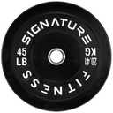 Olympic Rubber Barbell Bumper Plates for Strength Training and Weight Lifting, 45LB (Single)