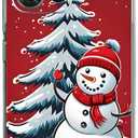 Case for Moto G 2025,Funny Christmas Snowman Tree Drop Protection Shockproof Case TPU Full Body Protective Scratch-Resistant Cover for Motorola Moto G 2025