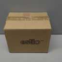 Estilo Glass Milk Bottle with Lid - Milk Glass - Reusable Glass Bottle for Dairy Milk With Straws & Metal Screw On Lids, 10.5 Ounce, Clear, Set of 7