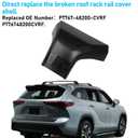 TTCR-II Compatible with 2020-2024 Toyota Highlander Roof Luggage Rack Cover Rear Right Side (Not for L/LE/Hybrid LE), for 2020 2021 2022 2023 2024 Highlander Cargo Rack Rail End Cover Shell 1 PC