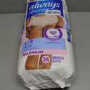 Always Discreet for Sensitive Skin Underwear, Four Times Skin Protection, Dermatologically Tested, Fragrance-Free, Maximum Absorbency, Large, 24 Count