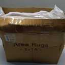 Valenrug Washable Rugs 5x7 - Stain Resistant 5x7 Area Rugs for Living Room, Non Slip Backing Printed Rugs for Bedroom, Folable Machine Washable Area Rug (5'x7', Beige)