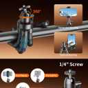 Vlogging Kit for iPhone/Android, 9" Flexible Tripod for iPhone with Light, Wireless Remote & Microphone, Adjustable Content Creator YouTube Starter Kit for TikTok/Recording/Live Streaming