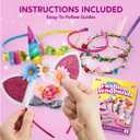 Klever Kits Headband Making Kit for Girls, Kids Headbands, DIY Hair Accessories for Girls, Kids Crafts, Make Your Own Hair Accessories, Birthday Gifts Ages 5-12