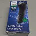 Philips Norelco Shaver 2400 Series, Wet and Dry Electric Shaver, Pop-up Trimmer, P-Cap, Deep Black, Model X3001/90