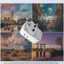 UK Adapters for Travel 2 Pack, TESSAN Type G US to UK Plug Adapter with 4 Outlets 3 USB Charger(1 USB C PD 20W), Power Adaptor for USA to Ireland Scotland Dubai Hong Kong England British Kenya London