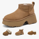 Fashion Platform Clogs for Women's Casual Outdoor Slip on Plush Lining Slippers Comfortable Outdoor Non Slip Women's Mules & Clogs, Size 9