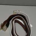 UnFader Pack 3 Women Belts for Jeans Pants, Fashion Gold Buckle Leather Belts (XL for waist size 40"-45", 1-black+brown+white)