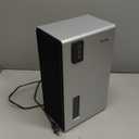 NineSky Dehumidifier,98 OZ Dehumidifiers for Home,(1100 sq.ft) Dehumidifiers for Basement Bathroom Bedroom with Auto Shut Off, Switchable 7 Colors Light(Silver)