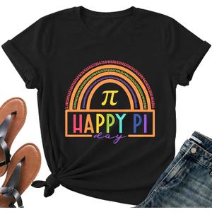 Kindergarten Teacher Shirts for Women-Rainbow Heart Short Sleeves | Cute Back to School Shirt Great for Preschool Educators Classroom Daily Work First Day Celebration Events (Black, S)