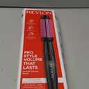 REVLON Silicone Bristle Heated Hair Styling Brush | Fast, Long Lasting Volume for Easy Styling | 1" Barrel for Full Body and Smooth Styles (Black/Pink)