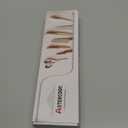 Astercook Knife Set, 13 Pieces Kitchen Knives Set with Healthy Anti-Rust Coating, Dishwasher Safe, Stainless Steel Chef Knife Sets with 6 Blade Guards, Perfect Holiday Gifts for Kitchen (Cream)