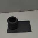 Tire Shaped Pen Holder with Sticky Notes Holder Set Tool Planter Pencil Storage Holder Desk Organizer Home Office Supplies Gift for Mechanics Car Lovers (Black)