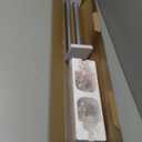 1 Inch Curtain Rods 72 to 144 Inches (6 to 12 ft) Telescoping Single Drapery Rod, USFOOK Heavy Duty Curtain Rods for Windows with Silver Decorative Translucent Finials