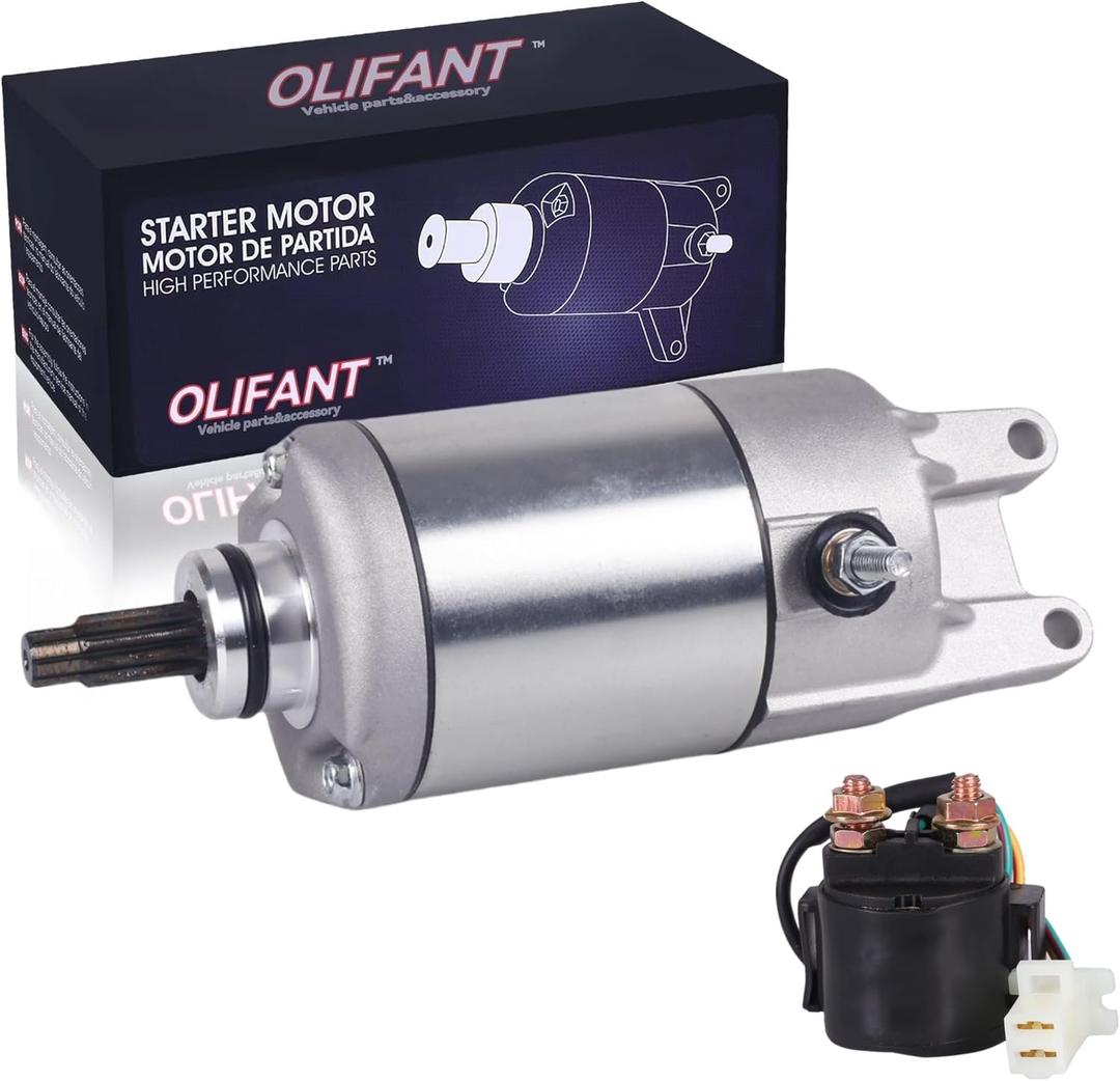 Starter Motor for Honda FourTrax 300 TRX300 TRX300FW ATV 1988-2000 TRX250 1987 ATC250 SX ATC 250 ES Big Red 246cc 31200-HC4-023 31200-HC4-033 SM13213 128000-4400 OLIFANT