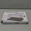 Display Cases for Minifigures, 4 Mini-Figure Display Boxes Fits for Block Figures, Minifigures Cases with 3 Removable Stands Fits for Lego 95% Minifigs, Characters and People, L, Black