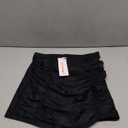 Firpearl Women's High Waisted Bikini Bottom 50s Ruched Boyleg Swim Shorts Tummy Control Swimsuit Bottom, Size 3XL